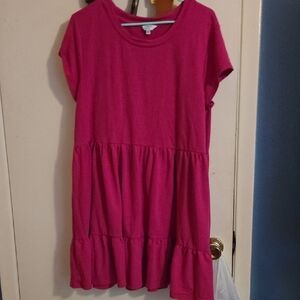 Crown & Ivy Pink Midi Dress